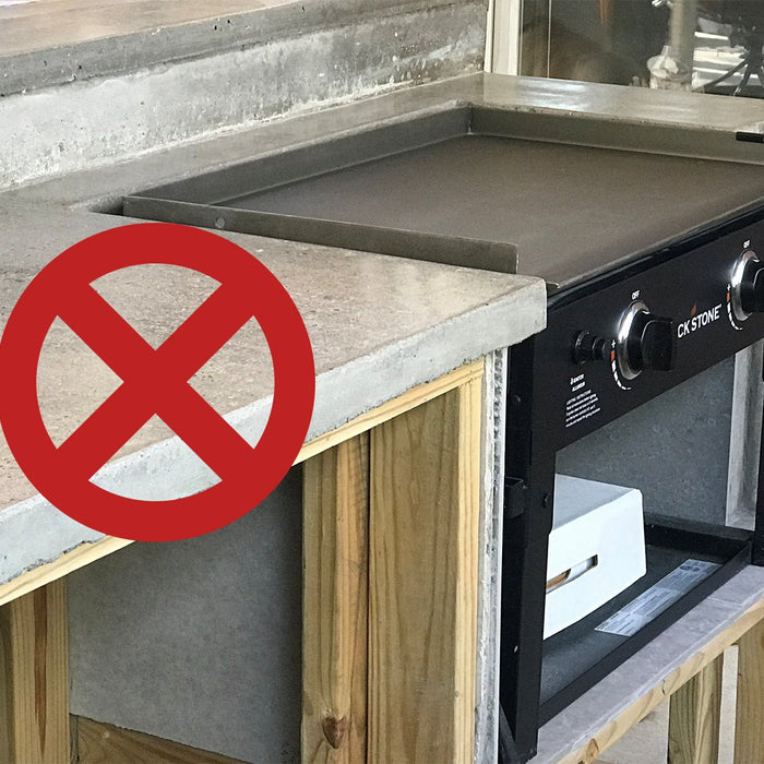 Can You Build a Blackstone Griddle into an Outdoor Kitchen? - Stone and Heat