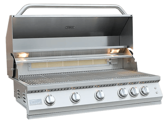 Kokomo Grills 40” 5-Burner Professional Series Built-In Grill - KO-BAK5BG-PRO - Stone and Heat