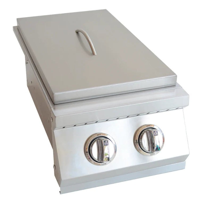 Kokomo Grills Built-In Double Side Burner | KO-BAK2BG - Stone and Heat
