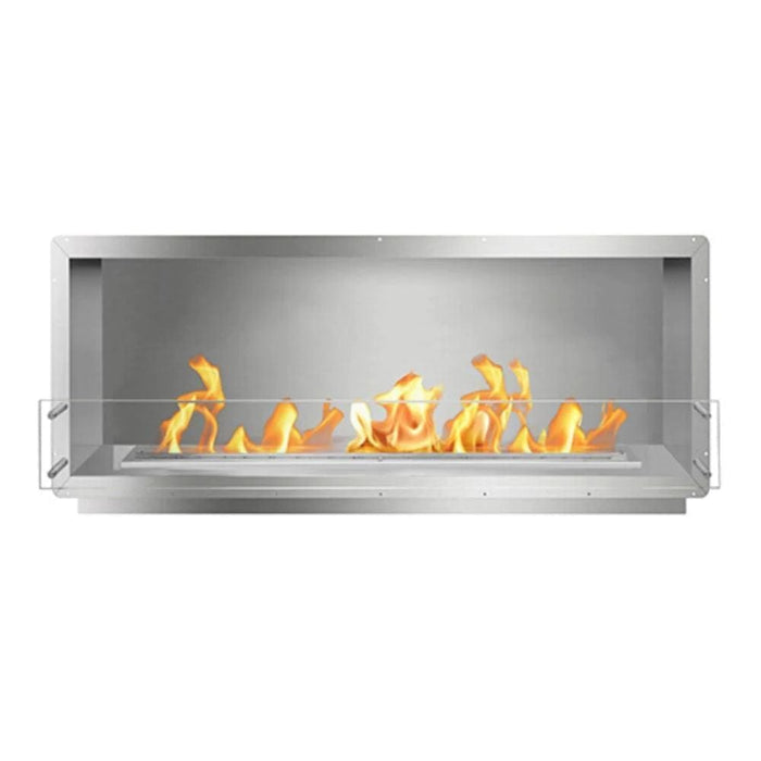 THE BIO FLAME 60-INCH SMART FIREBOX SS - BUILT-IN ETHANOL FIREPLACE (BF-FB-SS-60-SS-RCSB48 / BK-RCSB48) - Stone and Heat