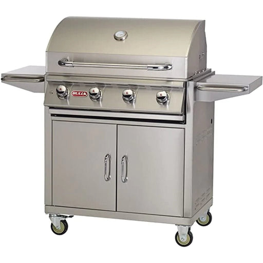 Bull 30" 4-Burner Lonestar Select Gas Grill Complete Cart - 87001 - Stone and Heat