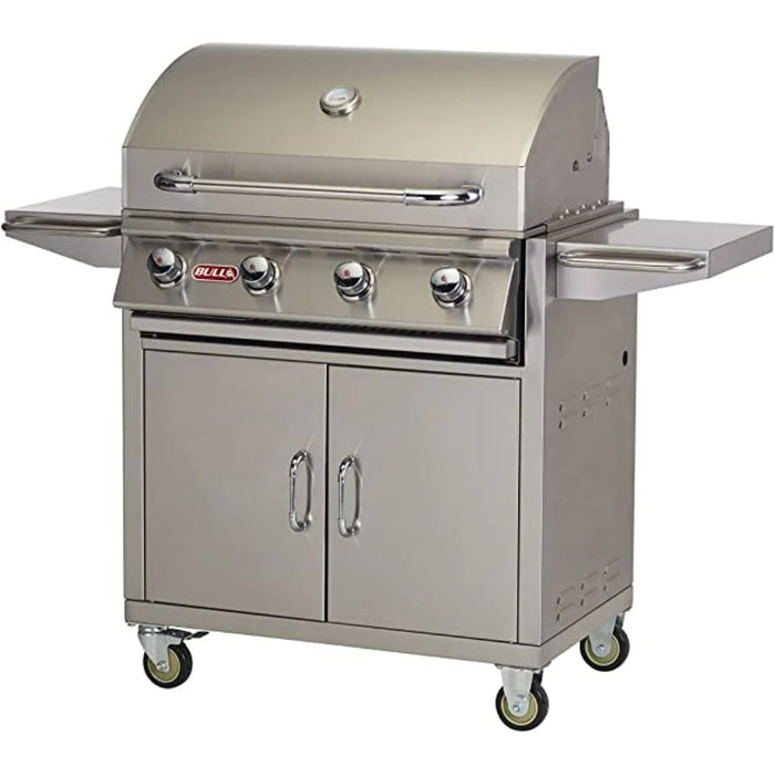 Bull 30" 4-Burner Outlaw Gas Grill Complete Cart - 26001 - Stone and Heat