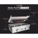Le Griddle 3-Burner 41-Inch Built-In Tabletop Gas Griddle - GFE105 - Stone and Heat