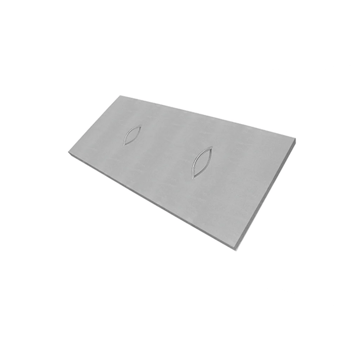 RCS Cedar Creek - 48" Stainless Steel Weather Cover - Stone and Heat