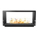 THE BIO FLAME XL SMART FIREBOX DS 53-INCH SEE-THRU ETHANOL FIREPLACE (BF-FB-DS-XL-SS-RCSB30 / BK-RCSB30) - Stone and Heat